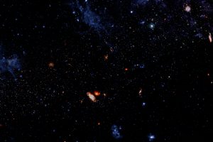 Dark galaxy patterned background